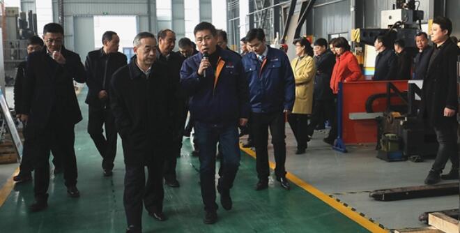 Ma'anshan visite des dirigeants de la ville Jingwei 